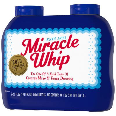 carbs in miracle whip|Carbs in Kraft Miracle Whip Calorie